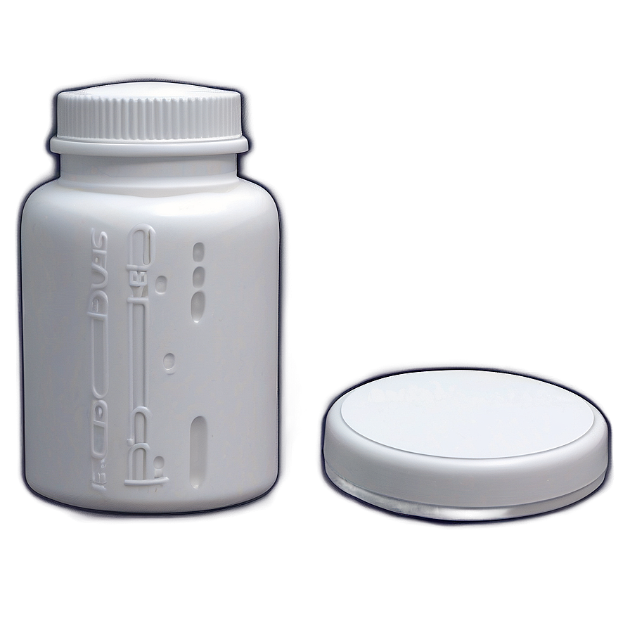 Matte Pill Bottle Png Knw