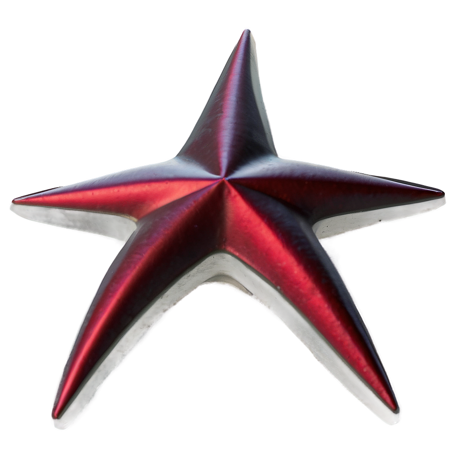 Matte Red Star Png Uwc