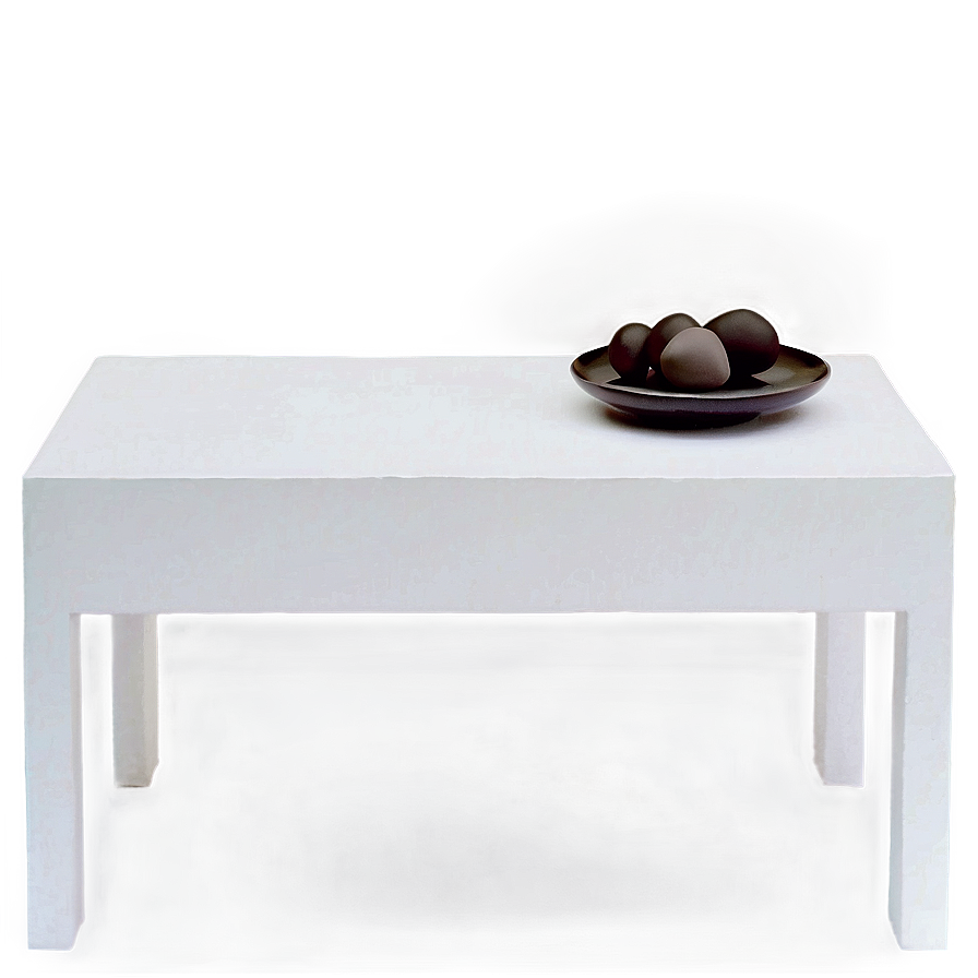 Matte White Table Png Tcj93