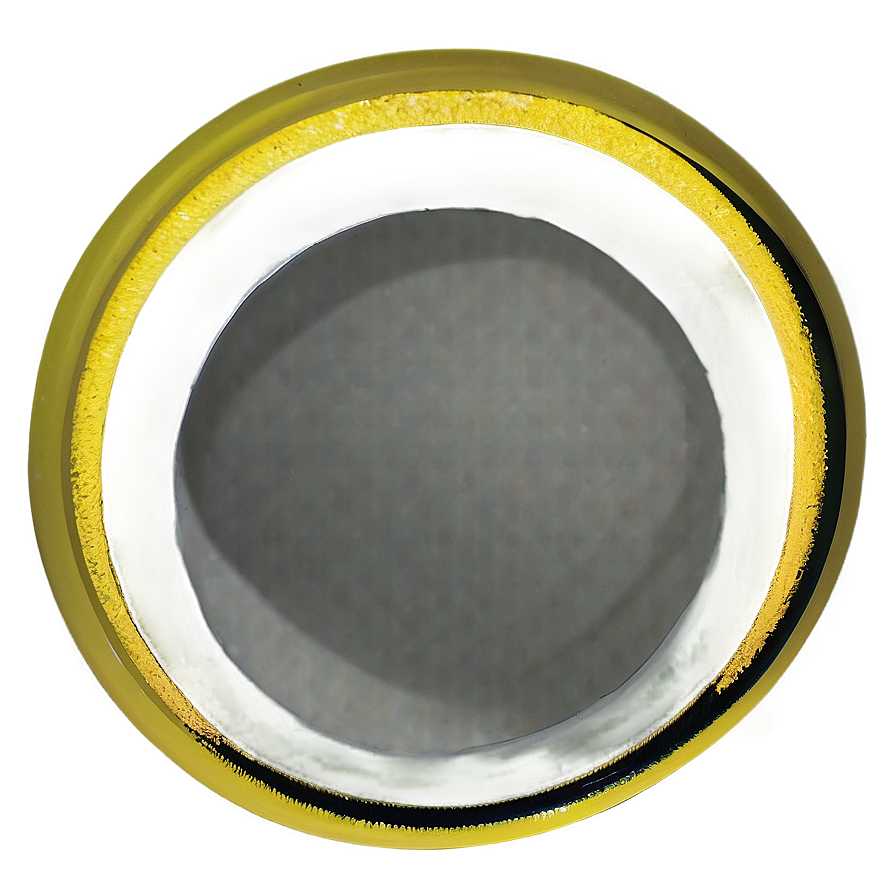 Matte Yellow Circle Visual Png Utf67