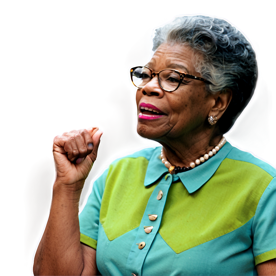 Maya Angelou Black History Month Png 32