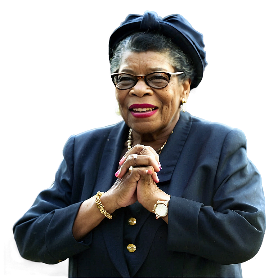 Maya Angelou Inspirational Leader Png 42