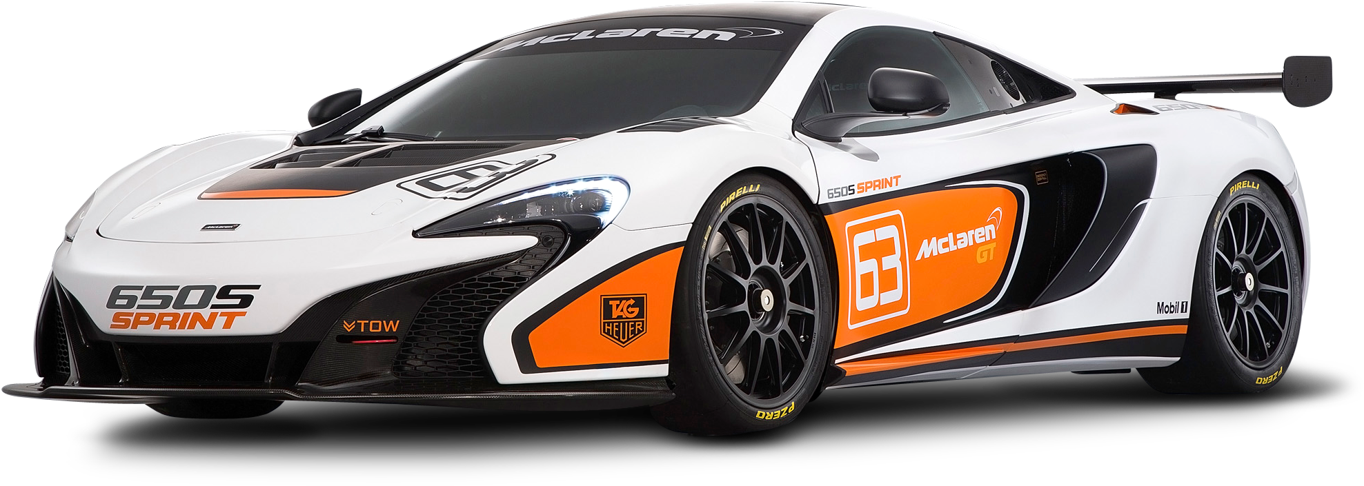 Mc Laren650 S Sprint Racecar Side View