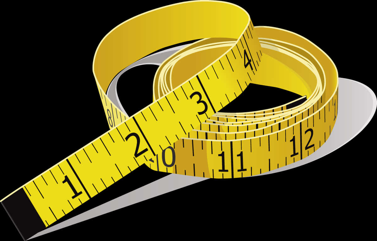 Measuring Tape Illustration