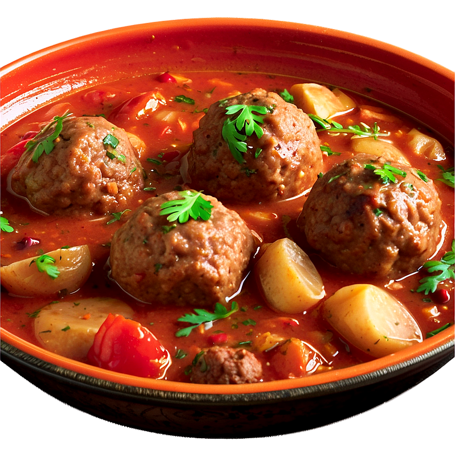 Meatball And Bean Stew Png 77