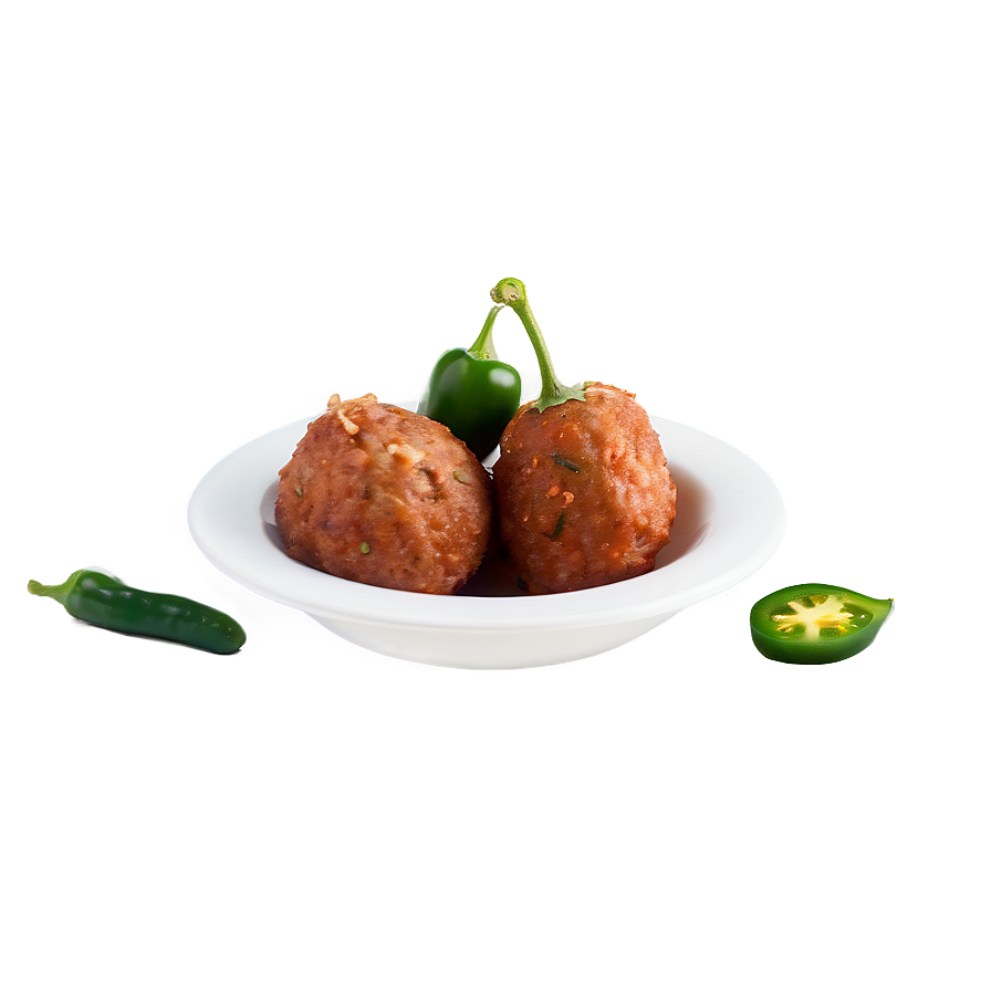 Meatball And Jalapeno Popper Png Xag34