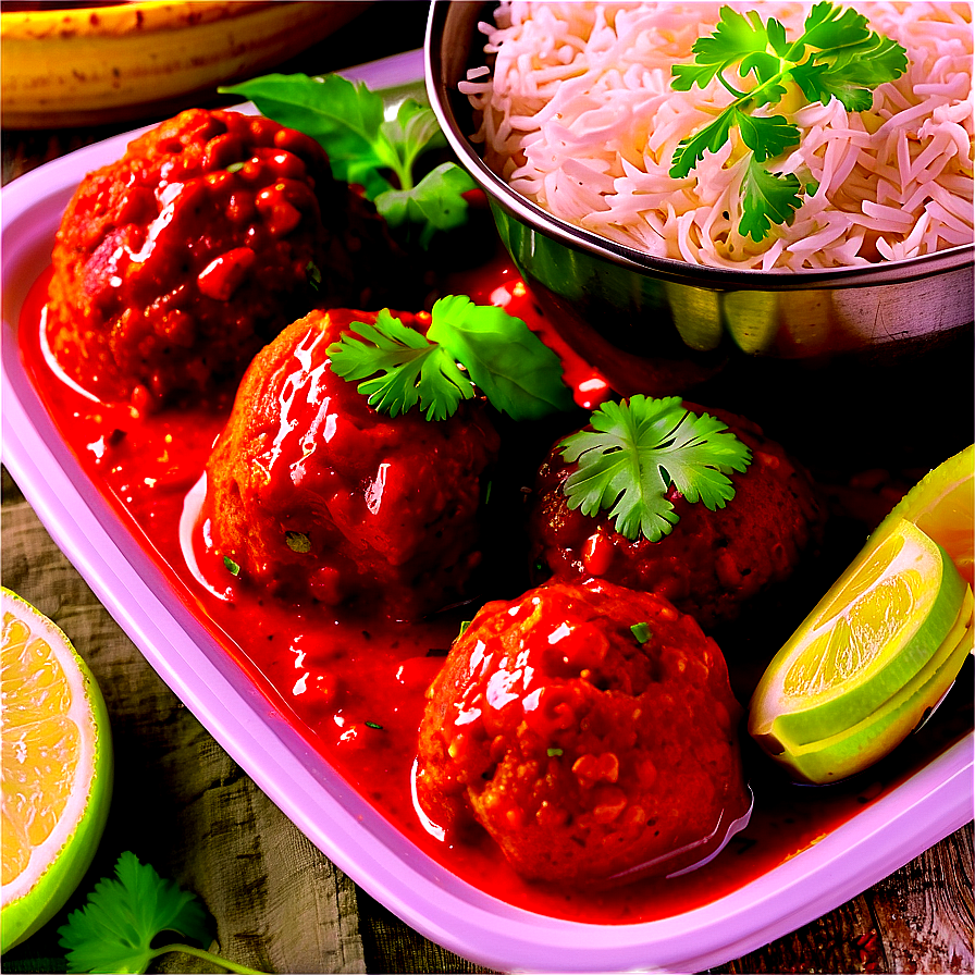 Meatball Curry Feast Png 06242024