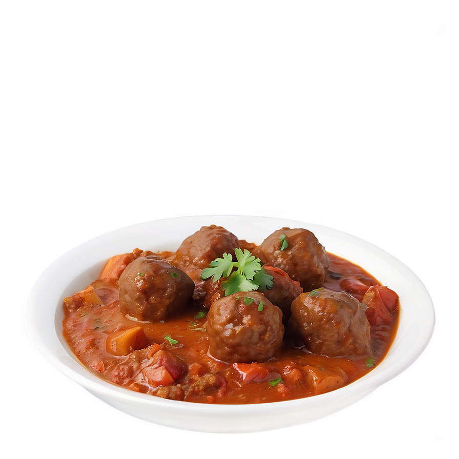 Meatball Curry Feast Png Qmt