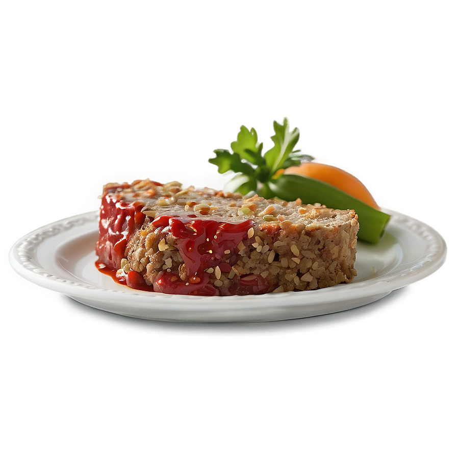 Meatloaf With Crispy Topping Png Eov