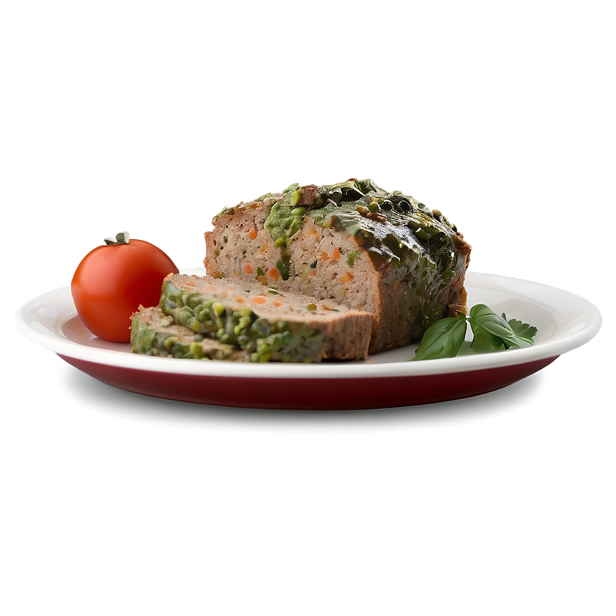 Meatloaf With Pesto Twist Png 92