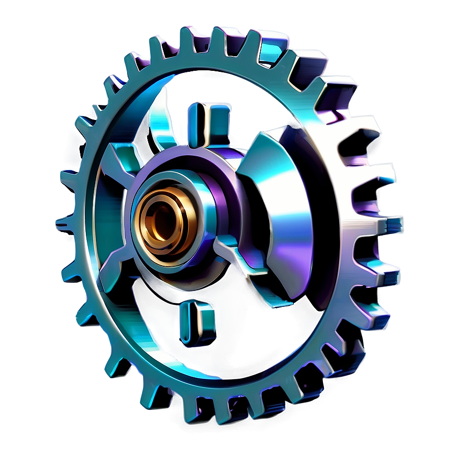 Mechanical Gear Icon Png 05252024