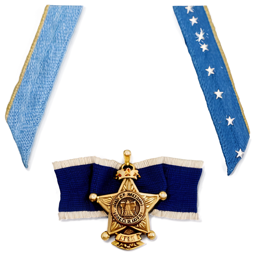 Medal Of Honor With Ribbon Png Smg