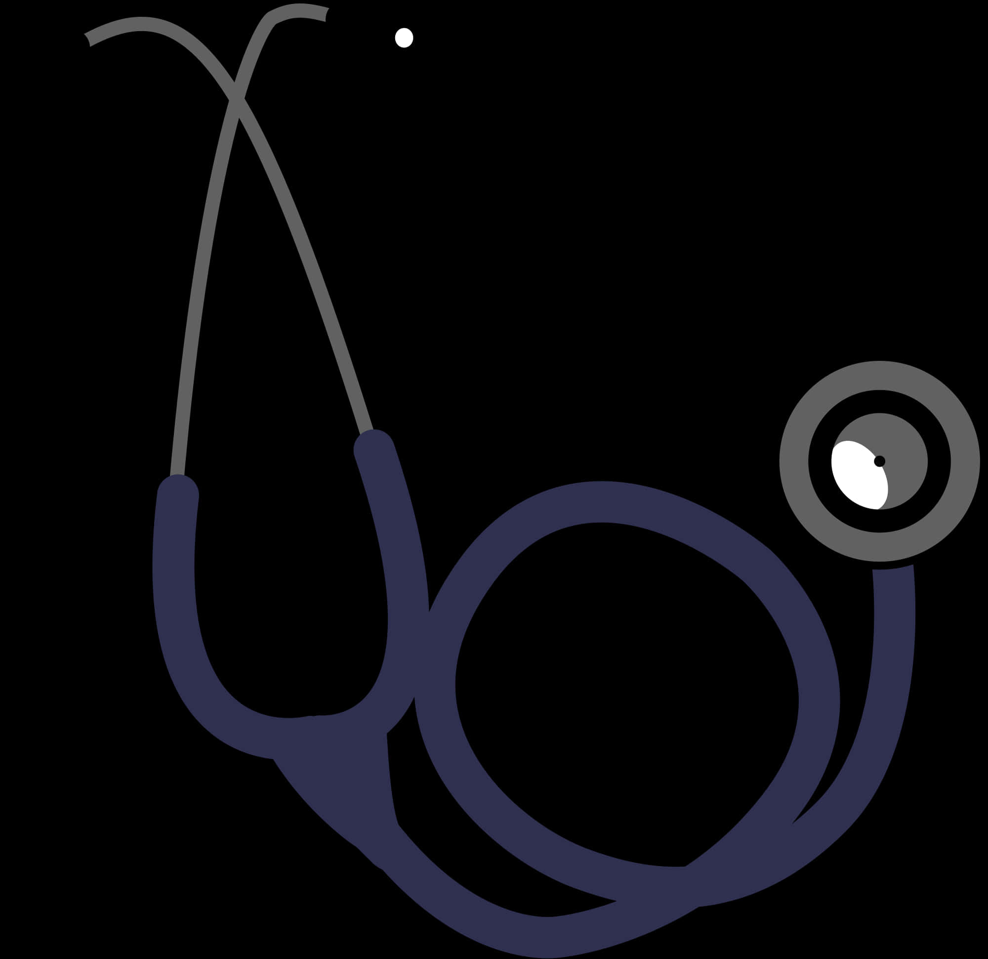 Medical Stethoscope Vector Illustration