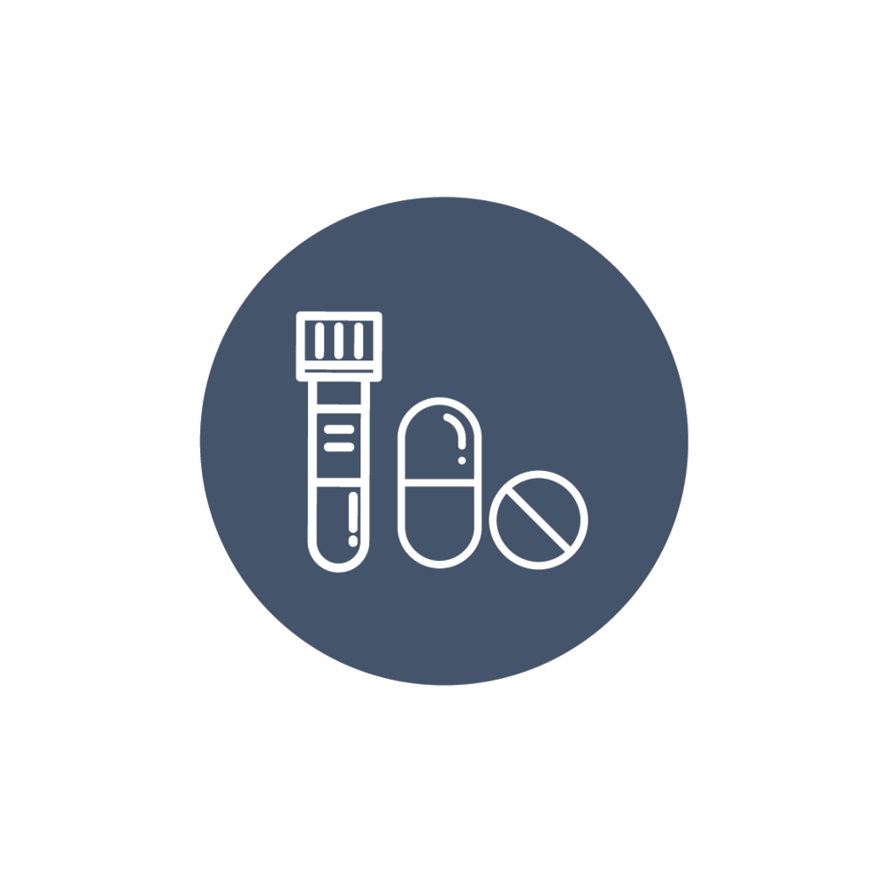 Medical Test Tubes Pills Icon