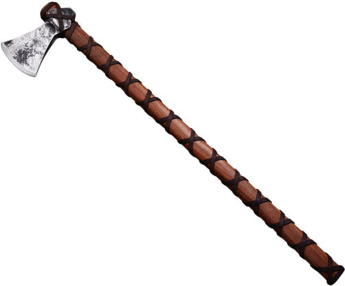 Medieval Axe Isolated