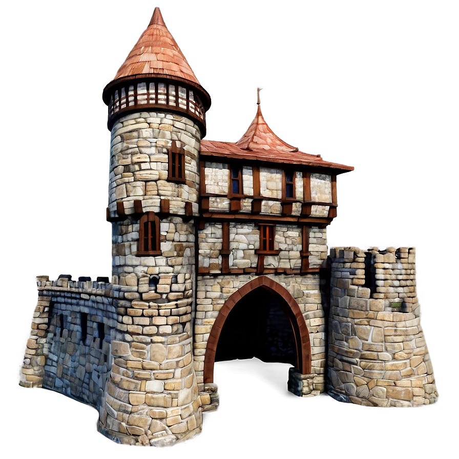 Medieval Castle Building Png 17