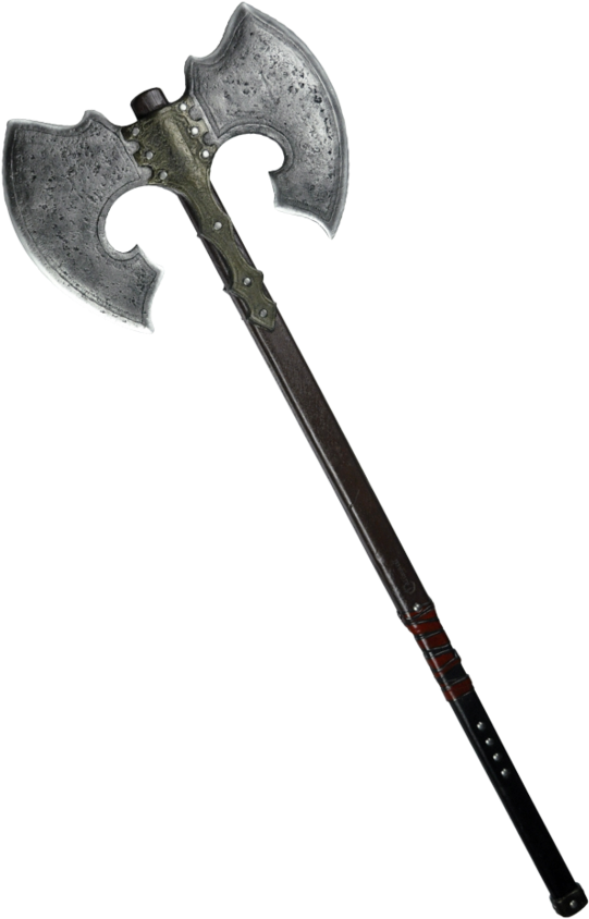 Medieval Double Bladed Axe.png