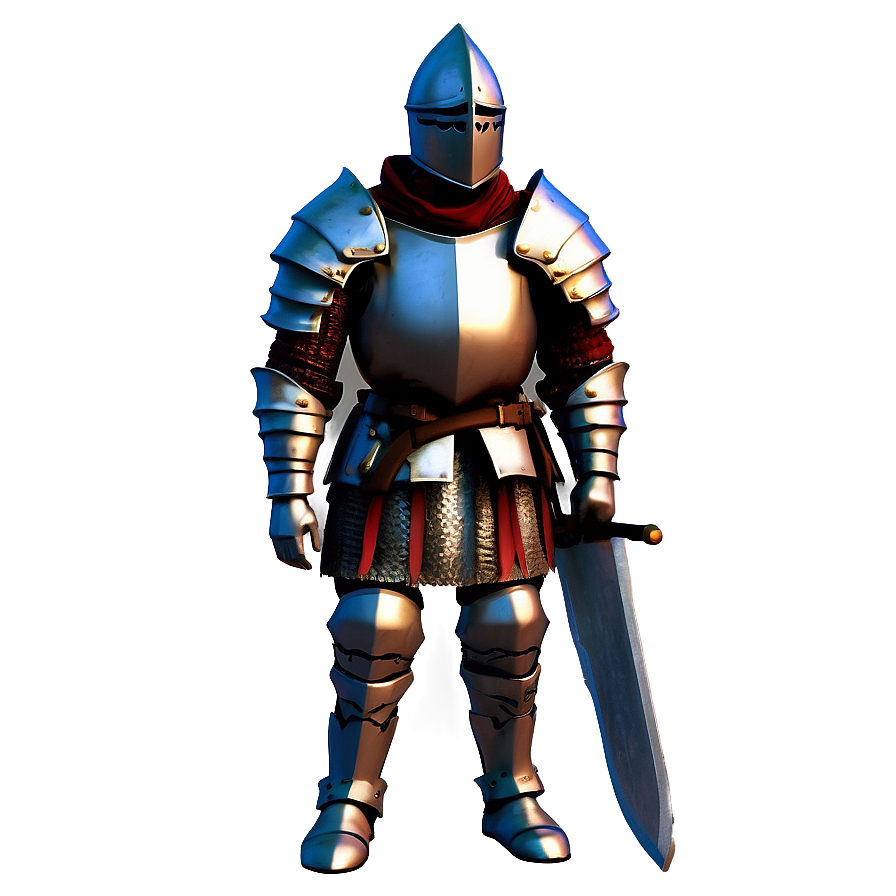 Medieval Game Character Knight Png 06262024