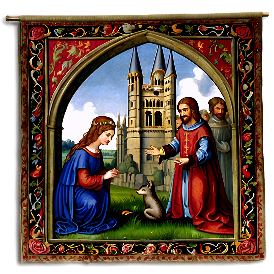 Medieval Gothic Tapestry Png 53