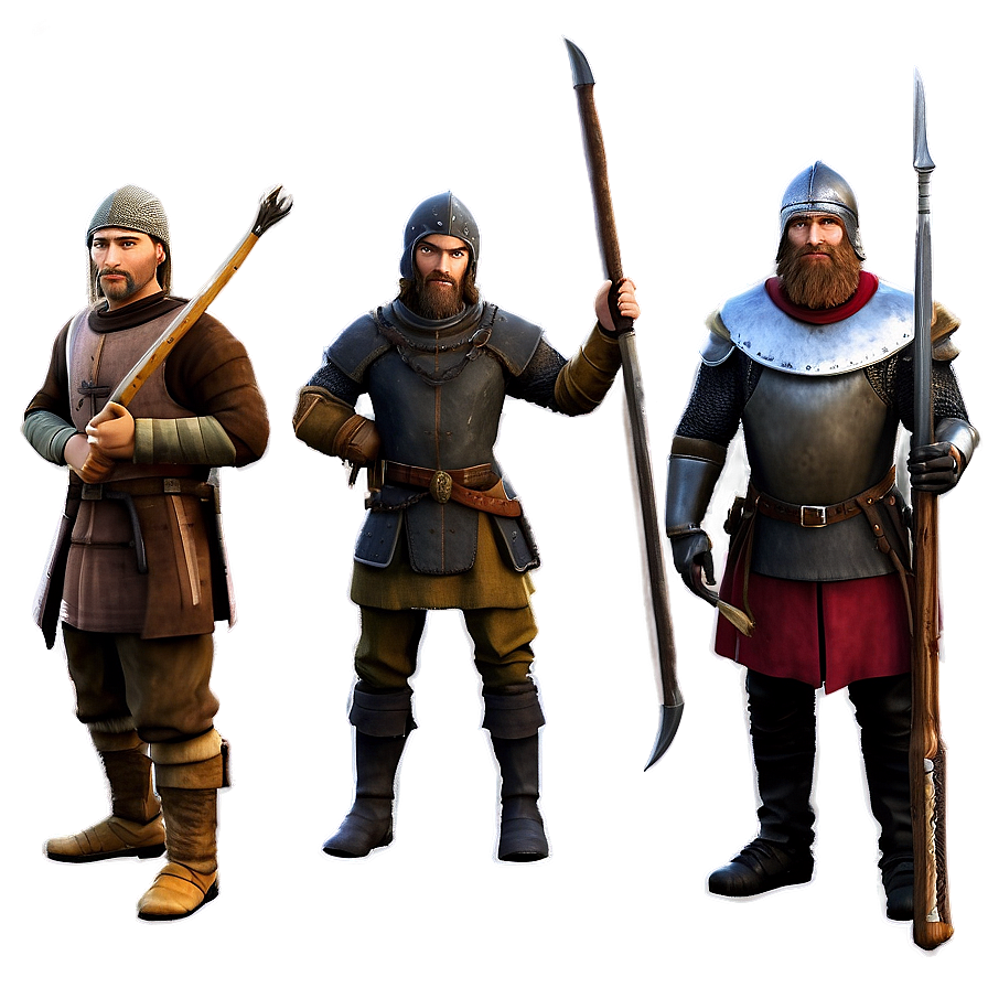 Medieval Hunting Party Png Yib43