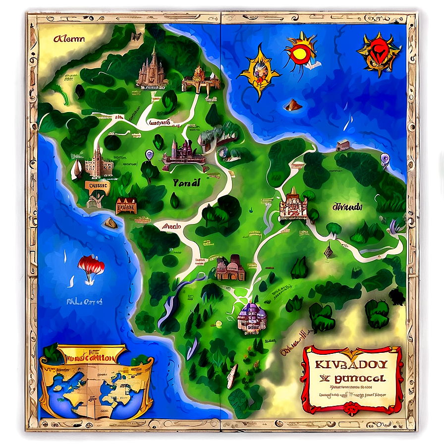 Medieval Kingdom Map Png Ljc40