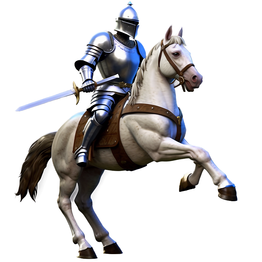 Medieval Knight And Horse Png 40