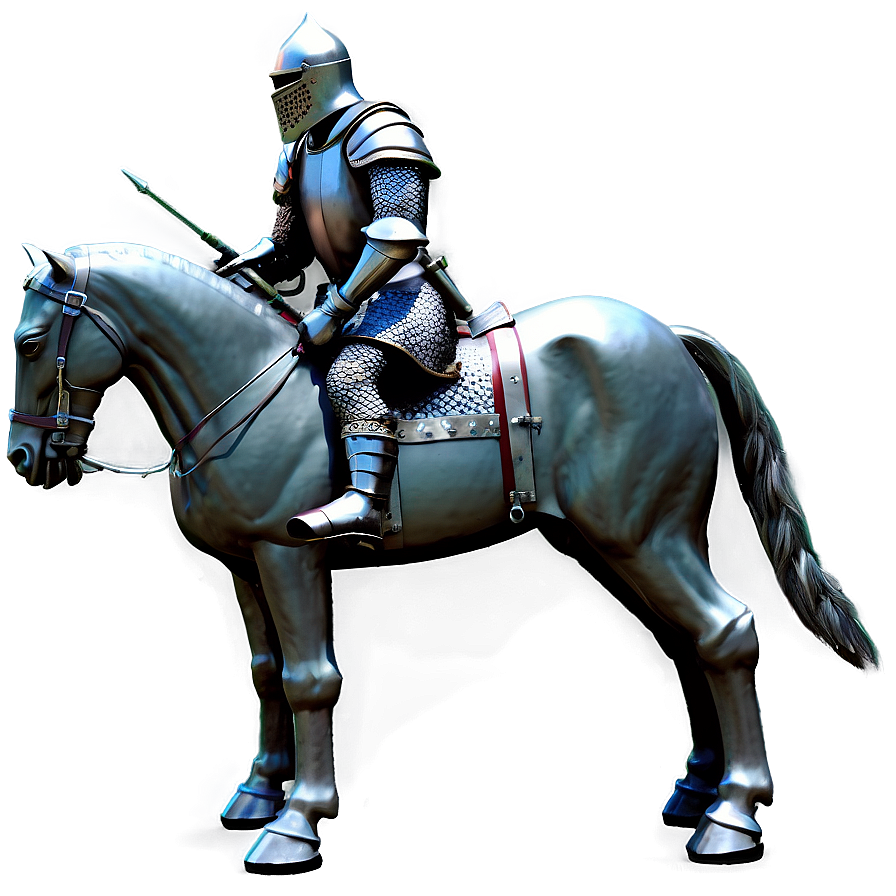 Medieval Knight And Horse Png Qew