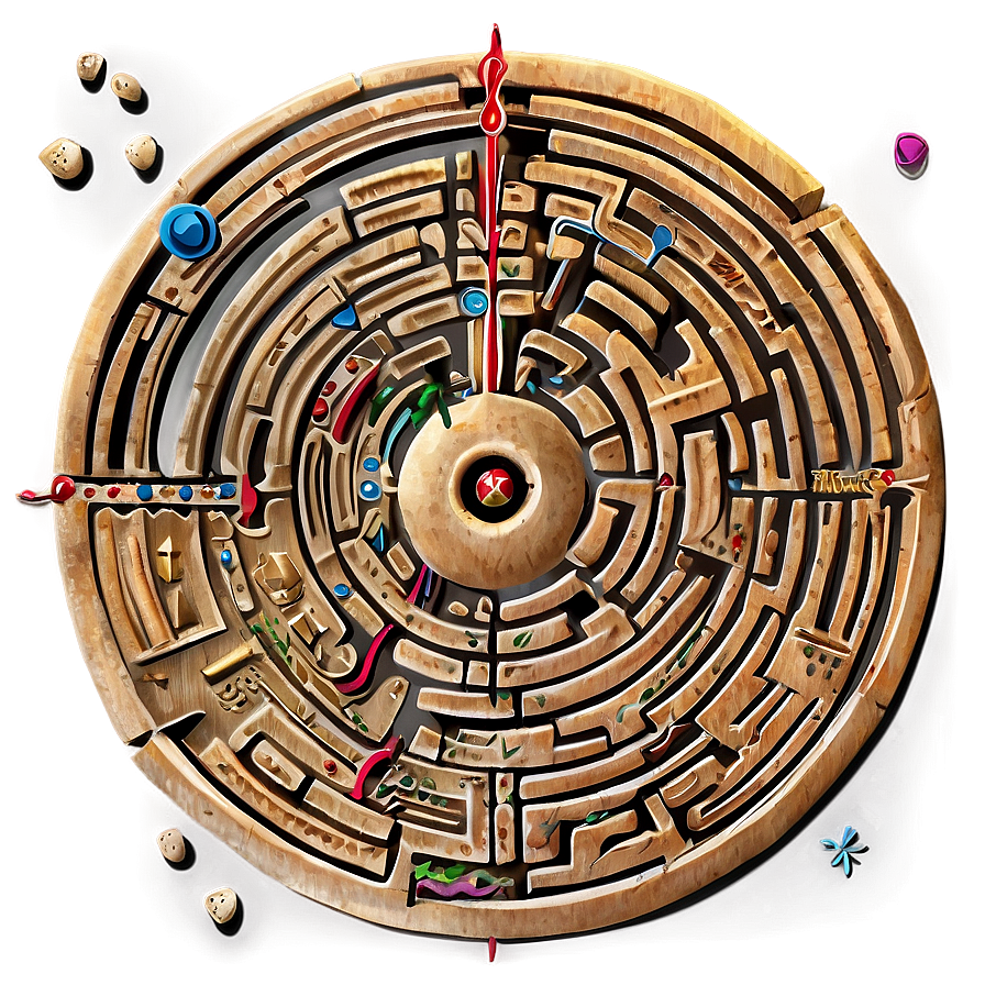 Medieval Labyrinth Drawing Png Rxf61