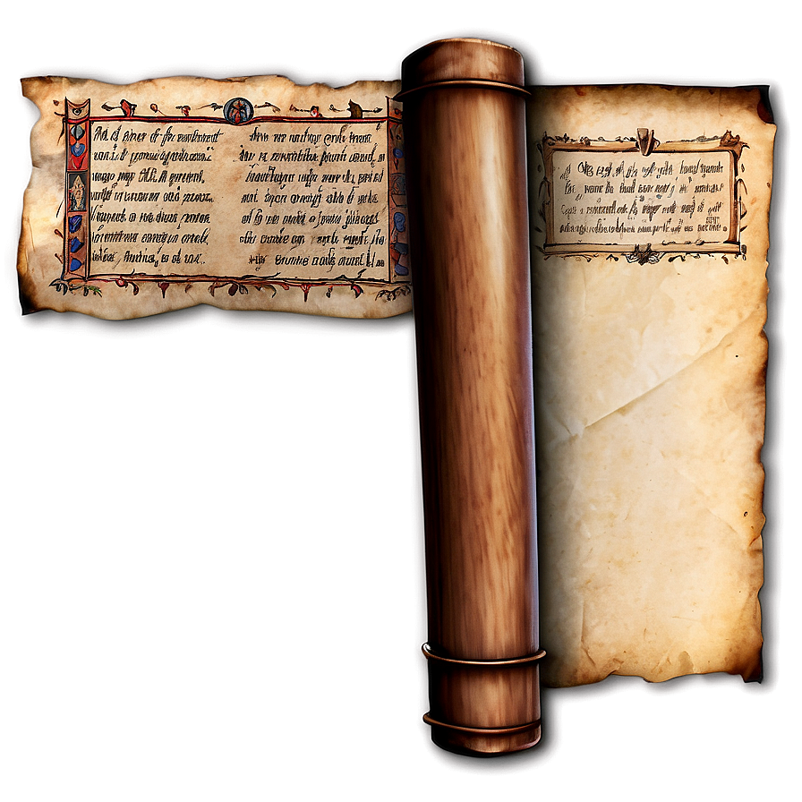 Medieval Parchment Paper Png Oxo73