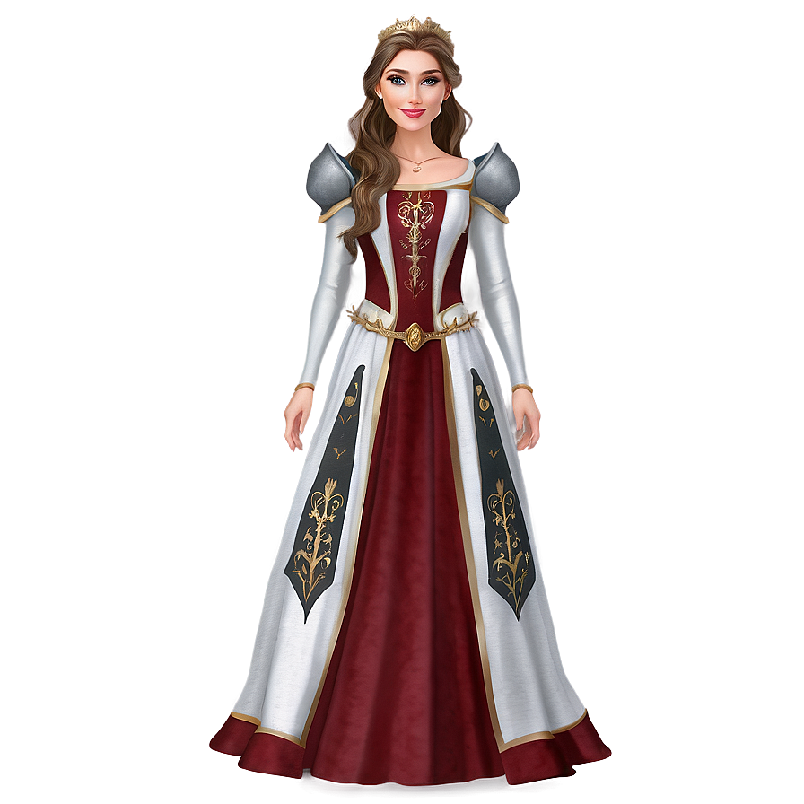 Medieval Princess Dress Png 06232024