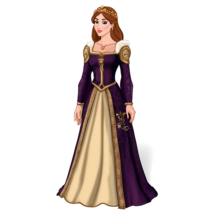 Medieval Princess Dress Png Bue