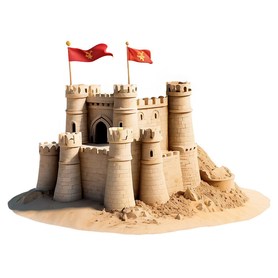 Medieval Sandcastle Png 06212024