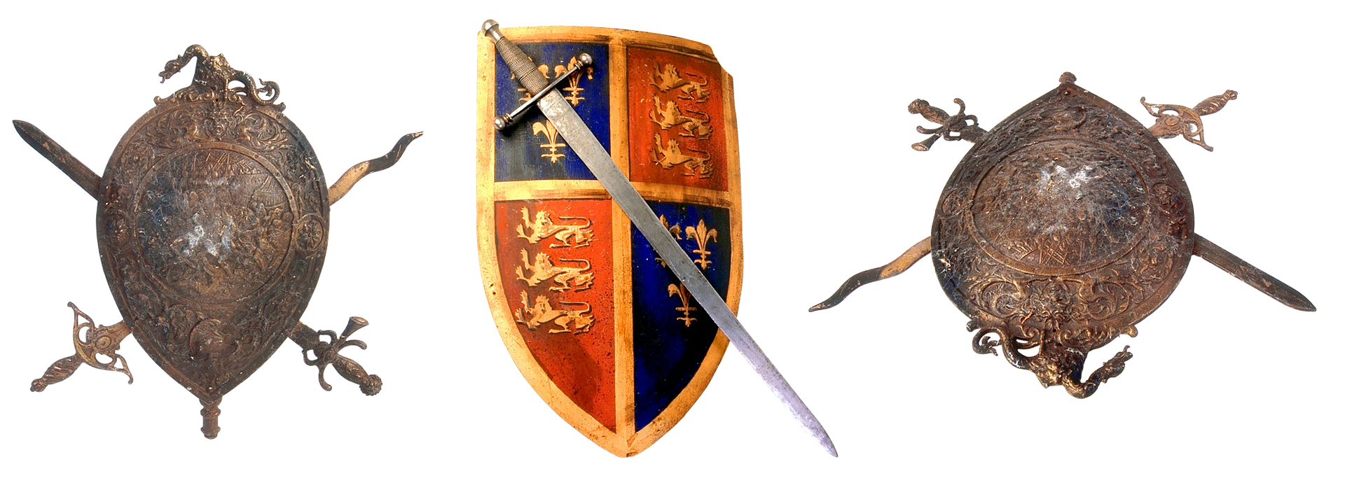 Medieval Shieldsand Sword