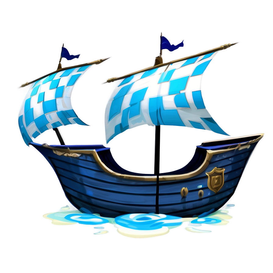 Medieval Ship Sailing Png 97