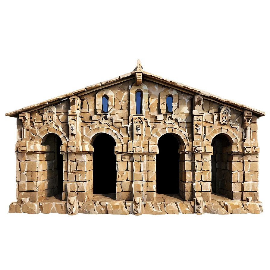 Medieval Temple Facade Png 79