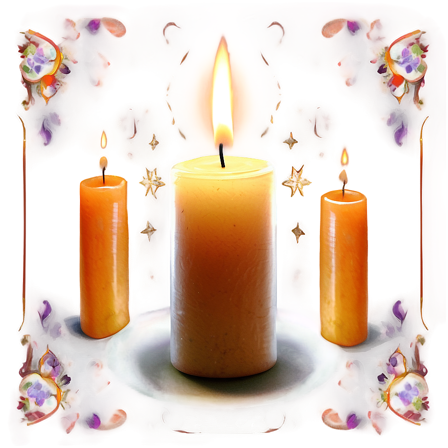 Meditation Candle Png Gas