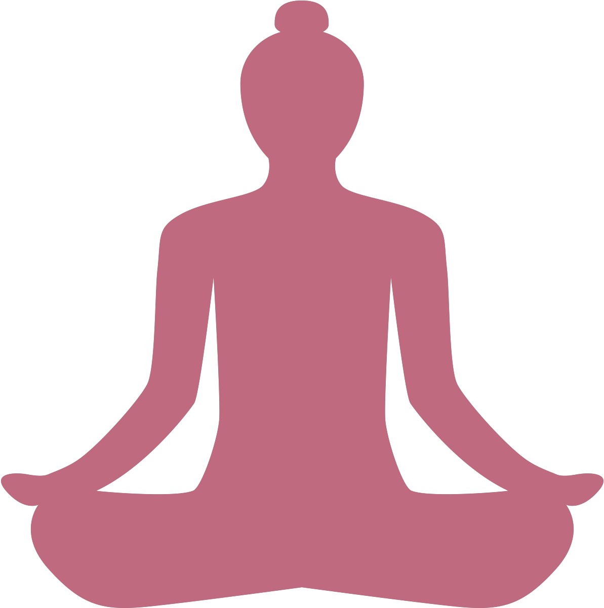 Meditation Pose Silhouette