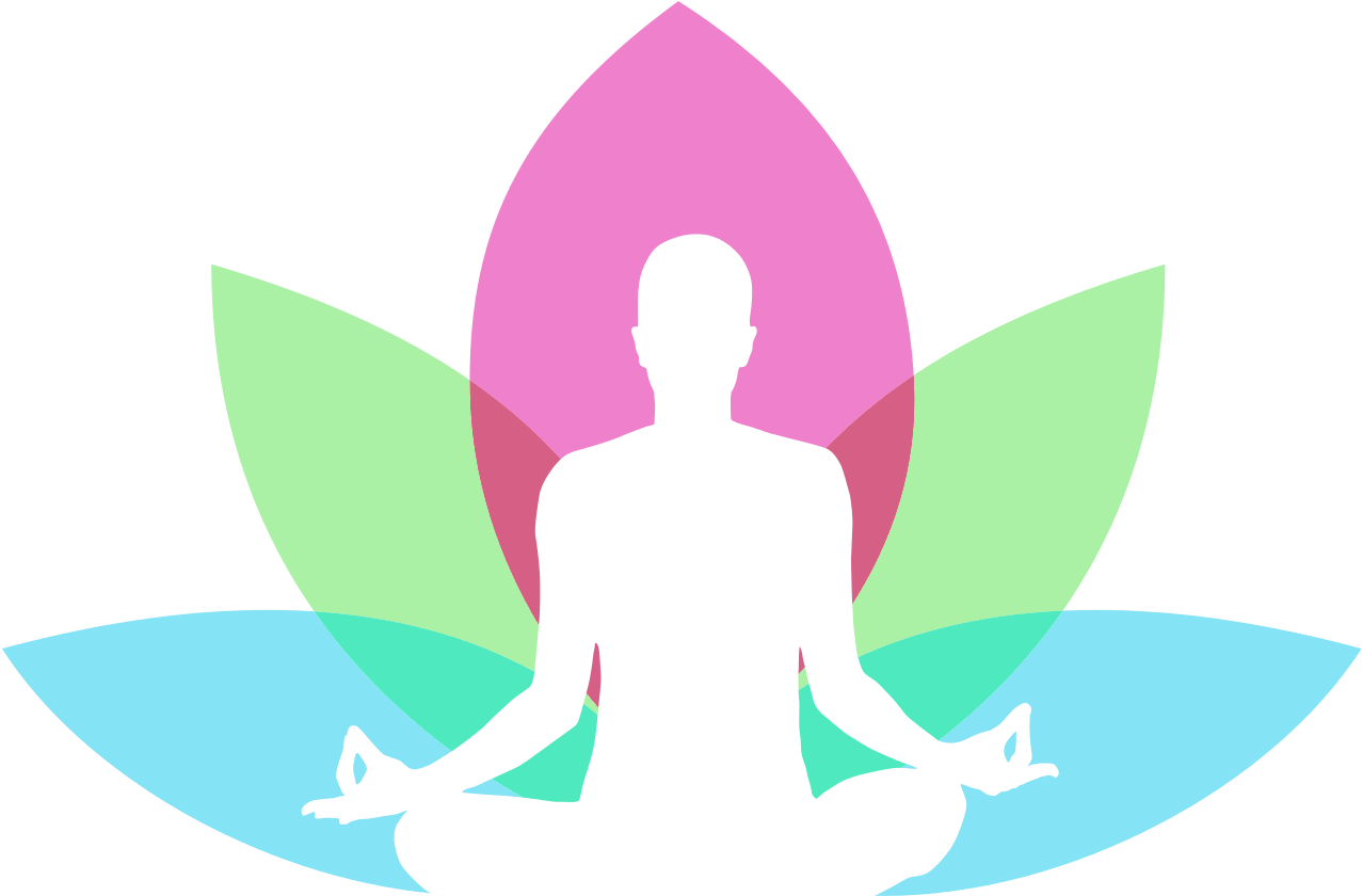 Meditation Silhouette Lotus Background