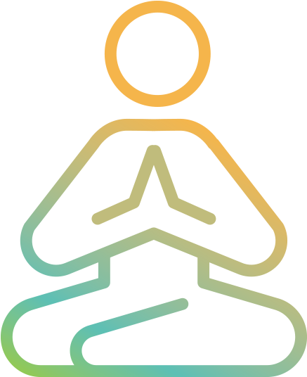 Meditative Icon Silhouette