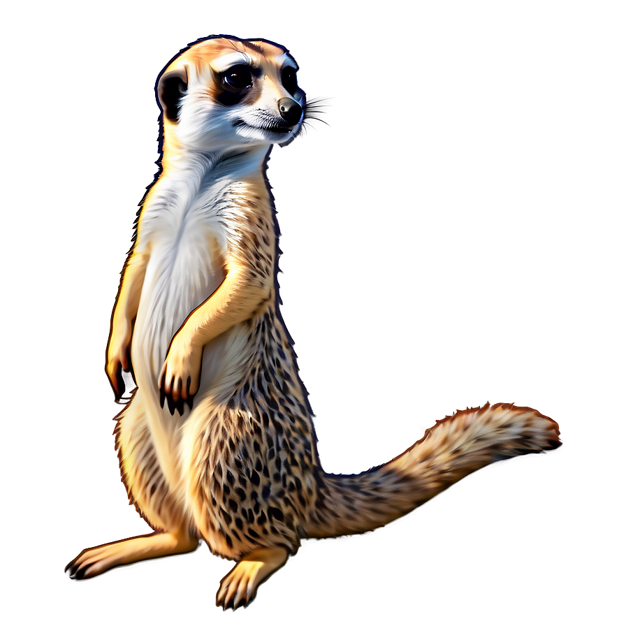 Meerkat Digital Art Png Knu