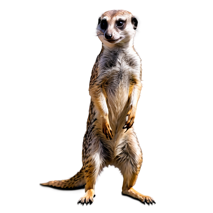 Meerkat In Action Pose Png 06112024