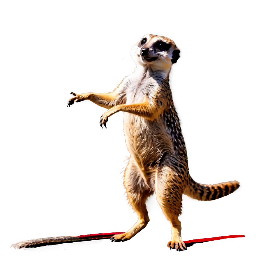 Meerkat In Action Pose Png 82