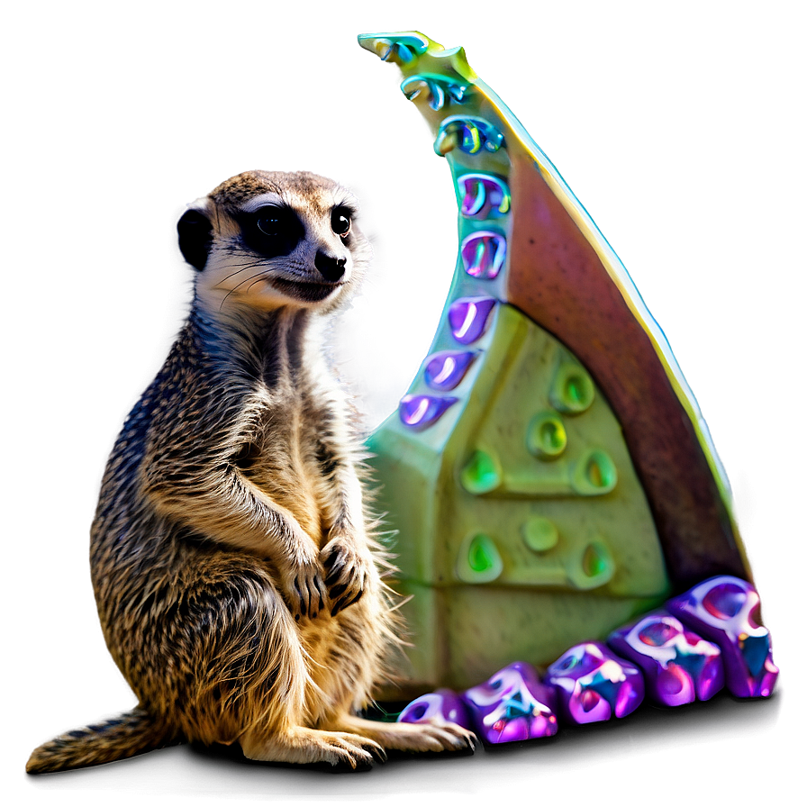 Meerkat In Fantasy Setting Png 10