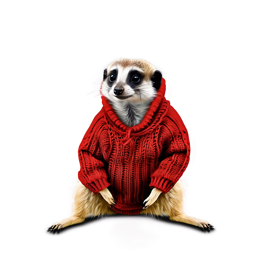 Meerkat In Sweater Png 90