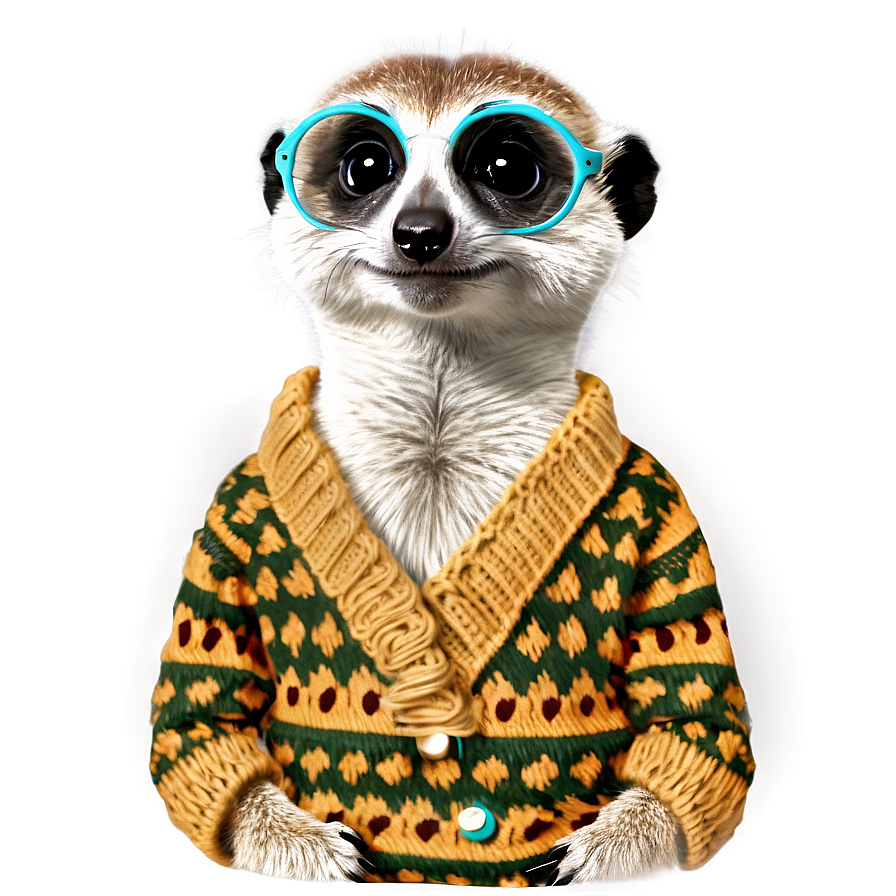 Meerkat In Sweater Png Gim95