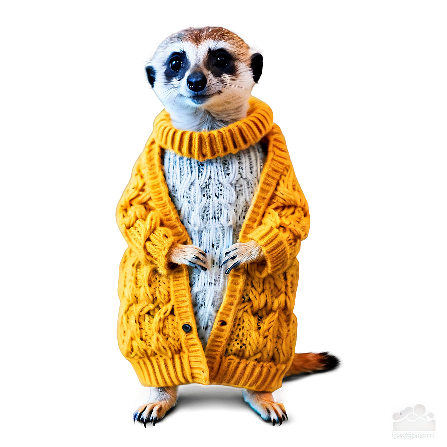 Meerkat In Sweater Png Xsn48