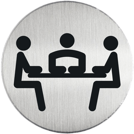 Meeting Sign Icon