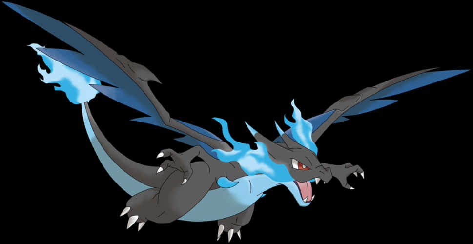 Mega Charizard X Flying