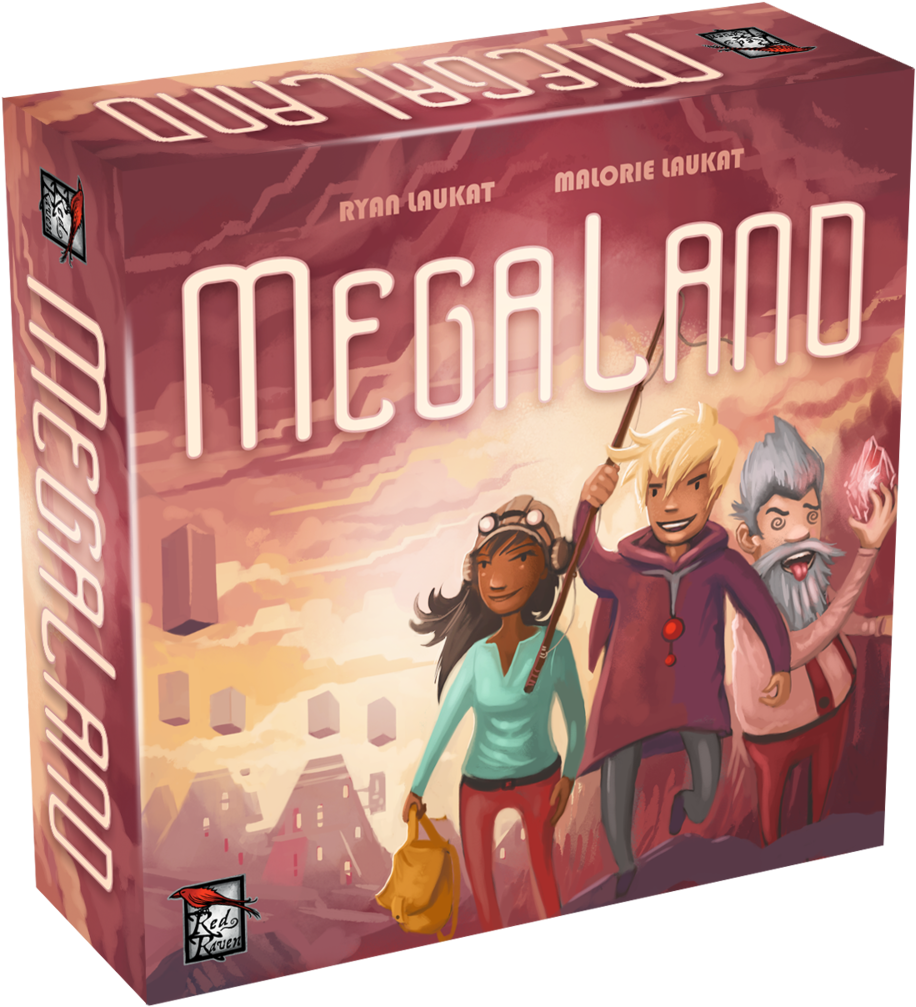 Mega Land Board Game Box Art