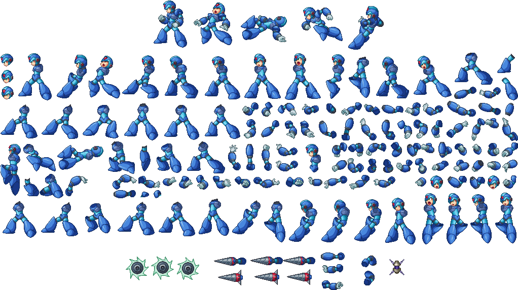 Mega Man Sprite Sheet